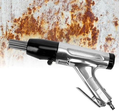 Pistola Neumática De Agujas, Pistola Manual para Eliminar Óxido con Mango Antideslizante, Eliminación Eficaz del Óxido Y Acabado Exquisito, para Eliminar Óxido, Escoria De Soldadura Y Pintura