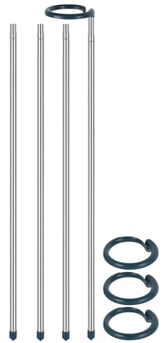 Insertos para plantas | Longitud ajustable Monstera - Soporte para plantas | 4 accesorios de jardín interiores resistentes a la intemperie para flores Monstera Vid Rose Tomatenbringliche