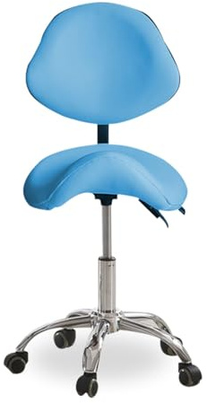 Generico Sgabello Da Sella, Sedia Da Sella Dal Design Ergonomico, Rotazione Regolabile, Capacità Di Peso Di 440 Libbre, For Stilisti E Dentisti(Color2)