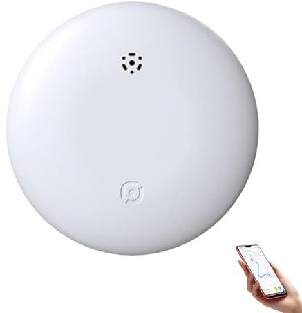 Volovivo Localizzatore Bluetooth, Android or iOS, Trova Oggetti Per Animali, Chiavi, Bagagli, Valigie, Portafogli (1 pezzo bianco)