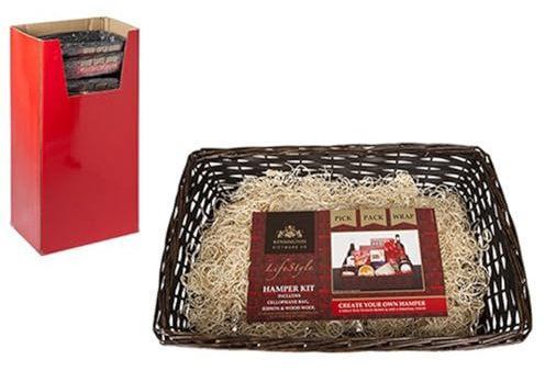 PMS-Kit de panier rectangulaire à fabriquer soi-même | Marron foncé Accessoire, 739105