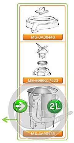 Bol Blender chauffant Soup and Co Moulinex MS-1600004956
