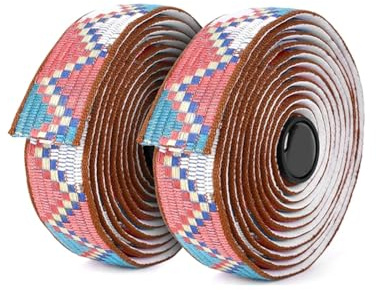 Awwertse Svettabsorberande Bomullsvägar Cykelstyreband, Stötdämpande Mountainbike Styreband Täckdesign