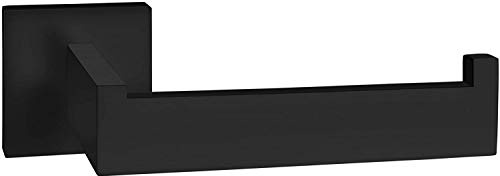 YUET Toilettenpapierhalter Bohren, Klopapierhalter 304 Edelstahl, Schwarz | Klorollenhalter Wandhalterung, WC Papierhalter Rollenhalter Wand, WC Papier Halterung für Badzimmer and Küche