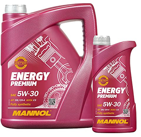 5+1 (6 Liter) MANNOL 7908 Energy Premium 5W-30 Motoröl 229.51 229.52 229.31 505.01