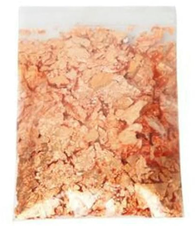 QIUMING Nachahmung Gold Splitter Kupfer Folie Pailletten Glitter Handwerk Blatt Flake Blatt Glänzende Folie Papier Für Vergoldung DIY Nail Art Dekoration
