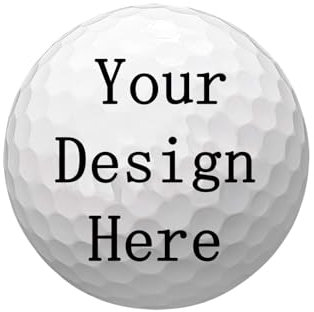 KQISAN Individuelle Golfbälle Mit Ihrem Bild/Text – Personalisierte Golfbälle – Individuelles Golfzubehör – Individuelle Golfbälle Für Männer – Golfbälle Mit Logo – Golfgeschenke Für Männer Un