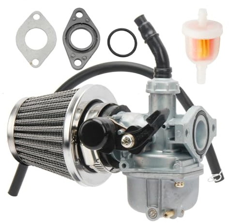 Namvo PZ19 f?rgasare med luftbr?nslefiltersats med 35 mm luftfilter br?nslefilter f?r 50 cc 70 cc 90 cc 110 cc 125 cc terr?ngfordon, gokarts etc. ATV ATV-tillbeh?r