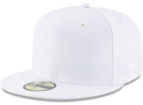 New Era 59Fifty - Cappellino con visiera, colore: Bianco