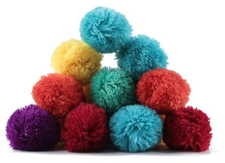 20 Stück 5 cm Hundebälle,Weicher Plüsch-Katzenball,Flauschige Kitty-Bälle,Bunte Katzen Bälle,Plüschbälle,Interaktive Hundebälle für Welpen Kleine Mittelgroße Haustiere Hund Katzen Kätzchen,Wollknäuel