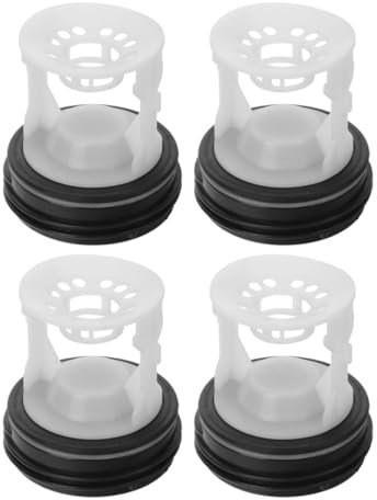 iplusmile 4pezzi Tappo Filtro Per Pompa Scarico Della Lavatrice in Plastica Filtro Acqua Della Lavatrice Parti Ricambio Per Compatto e Facile Da Installare