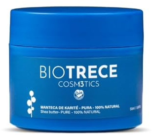 Biotrece - Burro di karitè puro non raffinato, 100% biologico - idrata, rigenera e ripara in profondità (50 ml)