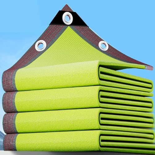 Red de Sombreado de Protección Solar Verde,Toldos Vela para Exterio,Malla Sombra 85% UV Privacidad de Jardín y Pantallas Protectoras para pérgolas,Plantas,Vegetales