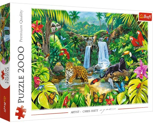 Trefl, Puzzle, Ansicht von Barcelona, Spanien, 2000 Teile, Premium Quality, für Erwachsene und Kinder ab 12 Jahren