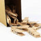 EasyBravo - 40 mollette grandi in legno, 7,2 cm di lunghezza, 1,8 cm di larghezza, robuste e resistenti