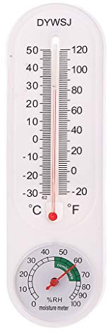 Folewr - Registratore di temperatura, per interni ed esterni, con termometro da appendere, igrometro, giardino, ufficio, registratore di temperatura