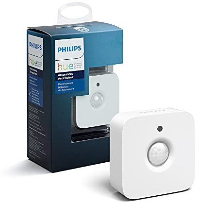 Philips Hue Motion Sensor - Exclusively for Philips Hue Smart Lights - Requires Hue Bridge - Easy, No-Wire Installation