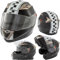 Modular Flip-Up Helmet Moto Touring ECE 22 Approved Design Double Visor Black M