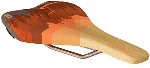 611 Ergowave Active 2.1 Fair on Trails ltd., MTB Tech & Trail Fahrradsattel SQlab, Rot-Orange-Gelb, 14 cm, 2701