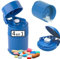 OrtoPrime Triturador de Pastillas 4 en 1 - Cortador de Pastillas KIT COMPLETO - Machacador de Pastillas Corta Pastillas - Cortador pastillas Triturador de Pastillas y PARTIDOR DE PASTILLAS