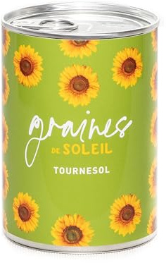 Mauvaises Graines© - Kit de Graines de Tournesols à Semer - Idée Cadeau Original Femme Homme Amis Famille Anniversaire Collegue Fêtes - Ultra Simple à Utiliser - 100% Fabriqué en France