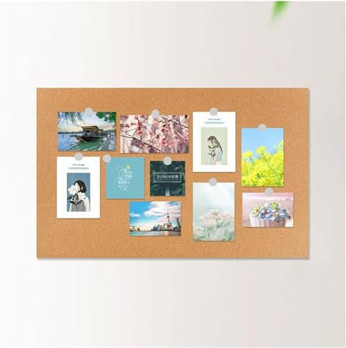 MekUk Tableau d'affichage en liège pour mur, rouleau de tableau en liège, grand tableau d'affichage en liège, feuille de liège naturel pour sol/mur/bricolage pour la maison, l'école et le bureau