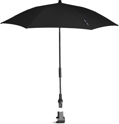 Stokke YOYO Parasol, Black - UPF 50+ Protection, Enhanced Opacity​ - Use on YOYO Stroller with 0+ Newborn Pack, Newborn Shell or 6+ Color Pack