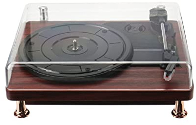 Lettore musicale Giradischi in vinile Giradischi Altoparlanti Bluetooth Lettore fonografo grammofono vintage per record 33/45/78 giri/min