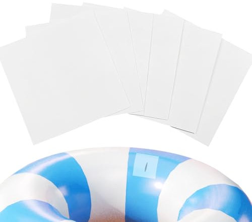 Cosswe Transparent Reparatur Patch,6 Stück Pool Reparaturflicken Zelt Reparatur Flicken TPU Wasserdicht Selbstklebend Reparatur Flicken Poolflicken für Luftmatratze Aufblasbaren Pool Schwimmring