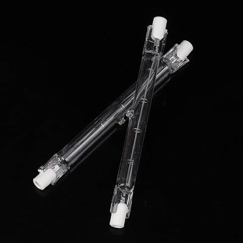 LEDLOCLB Glass Tube Halogen Light Bulb 220-240V 500W 118mm R7s Halogen Blub Household Decor Lighting Bulb,300W,5PCS