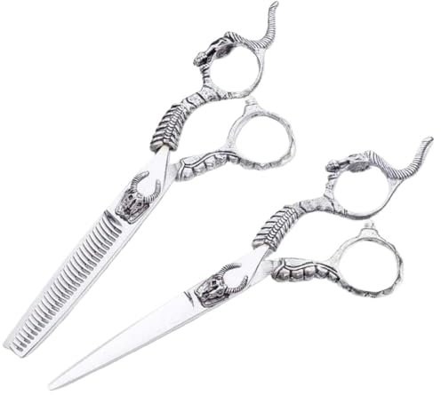 Haarschneideschere Profi Frisörenschere Set Haarstyling Schere Edelstahl Haarschere Effilierschere Haarscherer Stabiles Handgefühl Scherenset Haarschneider Friseurzubehör Für Friseursalon