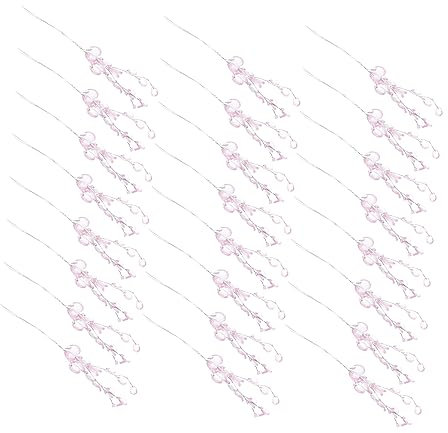 Cabilock 50stücke Künstliche Perle Blume Tropfen Bastel Zubehör Für Hochzeit Party Dekoration DIY Perlen Armband Schmuck