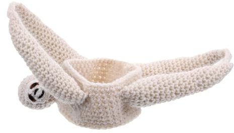 SUPVOX Cotton Rope Sloth Pendant Planter Modern Wall Hanging Decor for Decoration