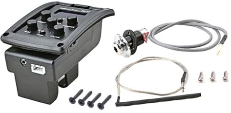 ibasenice Band-gitarren-equalizer Aus Kunststoff Als Gitarren-tonabnehmer Und Gitarren-vorverstärker Für Akustikgitarre Gitarrenzubehör Für Equalizer Für Gitarre
