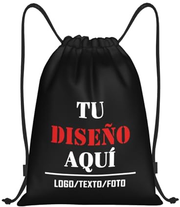 Tingwei Mochila personalizadas,Bolsa de Cuerda personalizada con Foto/Logo/Texto mochila gimnasio, mochila deporte para Hombres y Mujeres Impermeable, Bolsa de Natación, Gimnasio y el Deporte