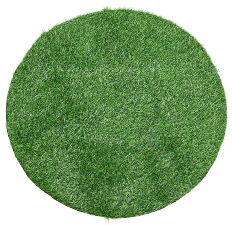 KONTONTY Mantel Decoración Versátil Redondo de Césped Artificial de Plástico Verde para Mesa al Aire Libre en Hotel y Jardín