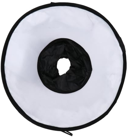 KOCKSHION Foldable Ring Light Diffuser Softbox Portable Flash Diffuser Sock for Portrait Photography Indoor Outdoor Wedding Studio Lighting