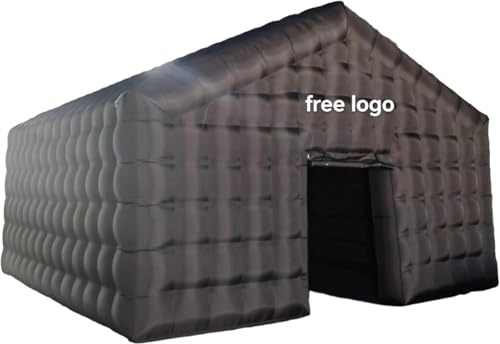 Tente de fête gonflable avec souffleur et lumière disco pour événements en plein air et rassemblements de style boîte de nuit