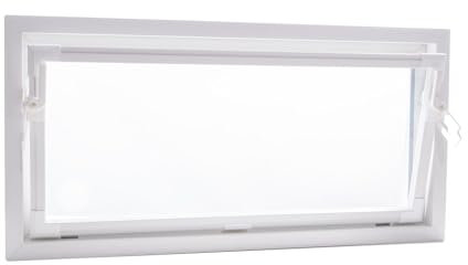 ACO 90x60cm Nebenraumfenster Isofenster Kippfenster Fenster weiß Kellerfenster