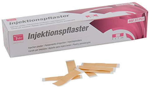 Teqler Injektionspflaster, 4 cm x 1 cm (400-er Pack)