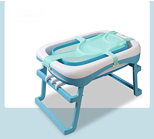 CongMing-huajia GroßEr UnabhäNgiger Baby-Badeeimer Praktische Badewannen Mit Aufbewahrung Weiche Badewanne, Tragbar, Zusammenklappbar Das Baby Kann Sich Hinlegen Und Im Badeeimer Sitzen A