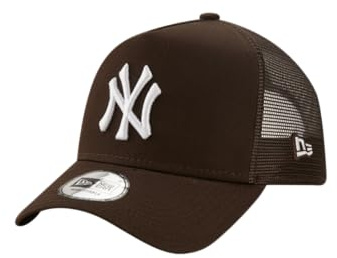 New Era York Yankees MLB cap Trucker verstellbar Basecap Kappe Baseball Braun NY Snapback Mesh - One-Size