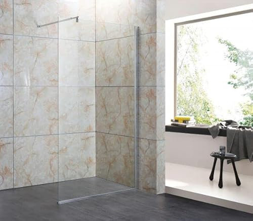Parete doccia in cristallo 8mm Walk-In - Misura: 110 x h195 (8mm)