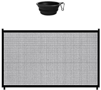 Gate Portable Folding Pet Isolation Gate,Haustier Tür tragbar, Haustier Isolierung Tür, tragbare Haustier Tür, sie Werden Haustiere Nicht verletzen, Treppe Tür tragbar, Größe (180cm bis 70cm)