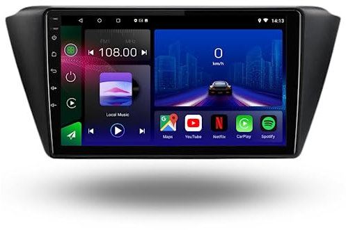 For Skoda Fabia | 2015-2020 Android 12 Car Stereo Head Unit CarPlay Android Auto Bluetooth GPS SatNav
