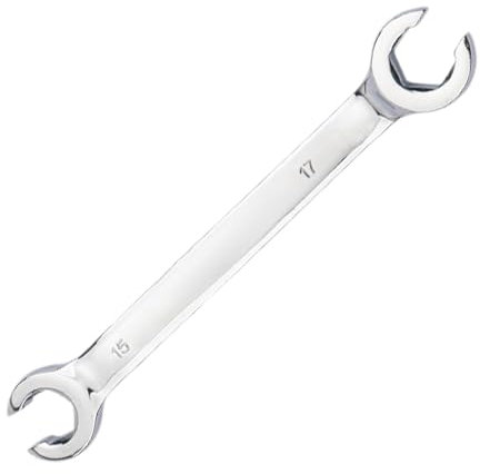 usefulbeauty Jeu De Clés À Tuyauter - Clé À Fourche - Clé Plate - Clés Polygonales Ouvertes - Clé De Serrage À Fourches | Clés pour Tuyau De Frein 15 X 17 Mm