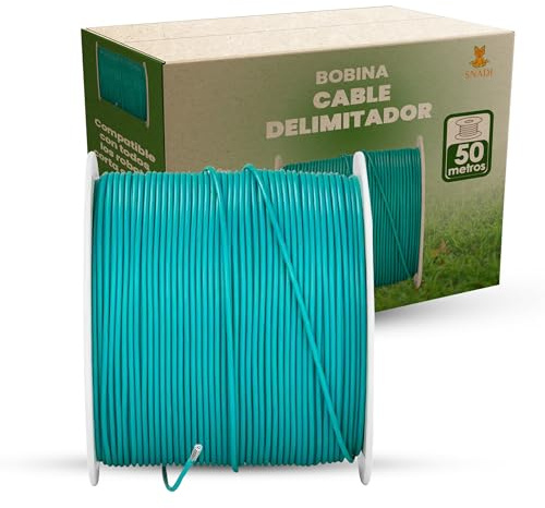 Snadi - Cavo Delimitatore per Robot Tagliaerba | 50 Metri | Compatibilità Universale con Tutte Le Marche | Ø 2,7 mm | Robusto e Durevole | Facile Installazione | Conduttività Ottimale