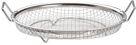 ARFUKA Nudelsieb Edelstahl Küchensieb mit Griffen 19cm Abtropfsieb Seiher Sieb für Nudeln Obst Pasta Spaghetti Pommes Essen Spülmaschinenfes