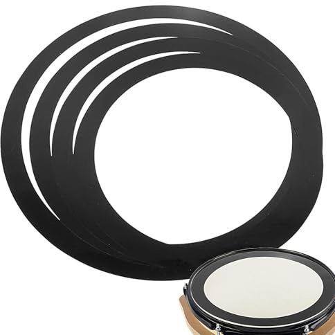 Drum Mute Pads – Drum-Übungspad | Trommeltonkontrollringe | Percussion | Snare Drum Dämpfer | O-Ringe Trommelschalldämpfer | Remo Drum & Percussion Zubehör Geschenkset für