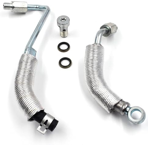 Kühlmittelrohrleitung Turbolader Kühlmittelrohr für Opel Astra J GTC Corsa D Corsa E Insignia A Meriva B Mokka X Zafira C Tourer Cascada Adam 1.4 Turbolader Ölleitung für 55568031 55567067